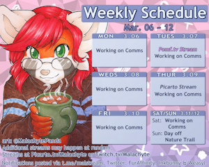 Weekly Schedule [3.06 ~ 3.12]