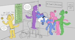 Substitute Teacher YCH: Auction Open