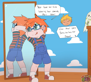 $ Admiring Himself~