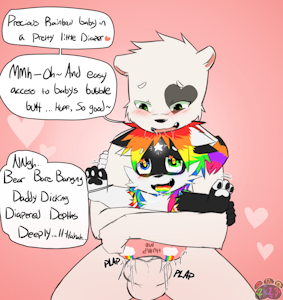 Bear Bare Banging Daddy Deep Diaper Dicking!