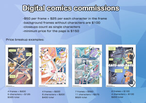 Digital comics commissions