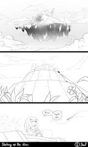 Shaking up the skies: sonknux comic