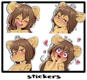 *commission* Eclair Stickers