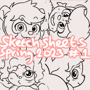 Sketch sheet commissions S23-1