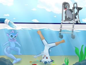 [C] Swimming with Friends~