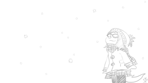 Simple Izzy Snow Wallpaper