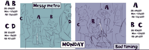 *YCH*_MESSY METRO    and  BAD TIMING