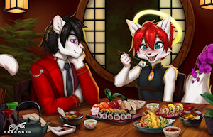 "Oh, I LOVE sushi!!"