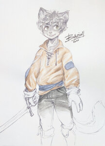 Sketch - Fencer