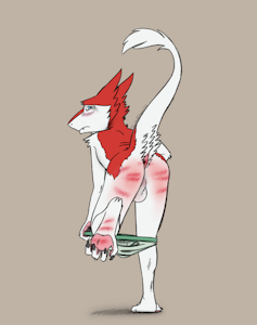 Spanked Sergal Boy (Discipline)