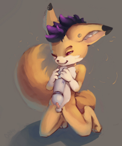 'little rogue stole a vibrator :3'