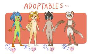 CUB ADOPTABLES (4/4 on sale)