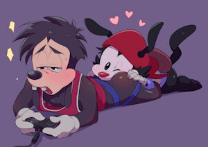 Commission-Max Goof and Wakko
