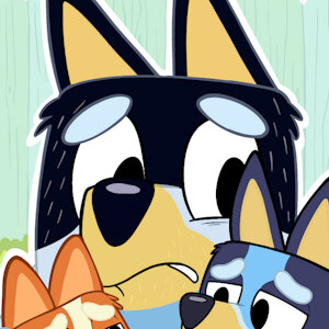 Bandit, Bluey and Bingo (Commission)