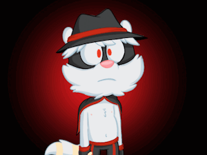 (ANIM) Evil Albino Raccoon
