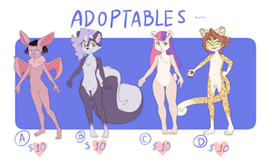 CUB ADOPTABLES 2 (4/4 available)