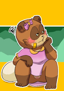 Tama Chan turned into a girl !!?