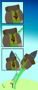 Korokets flying high