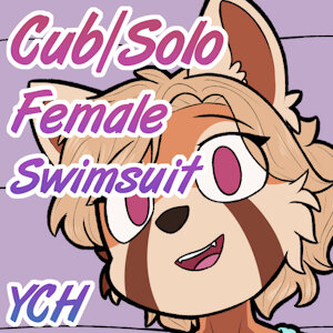 [YCH] "Relaxing on the Pool" for Riverrat