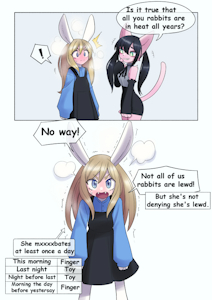 Rabbits are in heat all year?