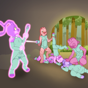 Captured rebels.