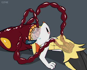 Commission: Devouring a Braixen