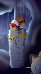 Cocooned Pokémon Trainers