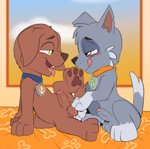 *W*_Lending a paw