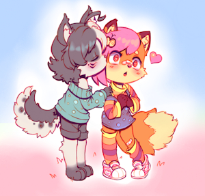 Yume & Abel kiss coloor