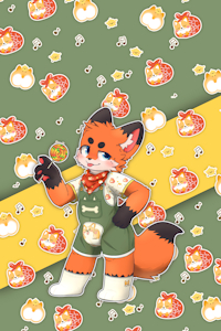 Fox In Overalls/穿背带裤的狐狸