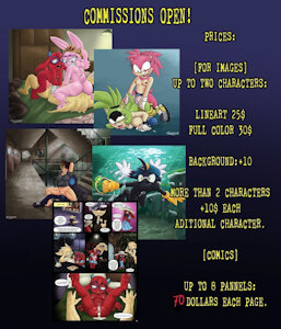Commissions prices