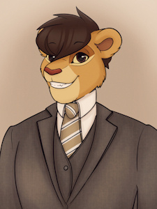 Koda in a Suit