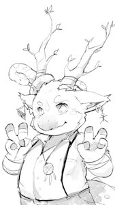 Fursona, taking stag form