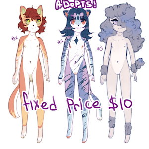 FIXED PRICE ADOPTABLES [open]