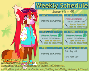 Weekly Schedule [6.12 ~ 6.18]