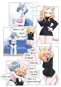 She's in heat