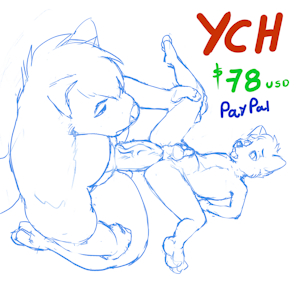 spread butt YCH