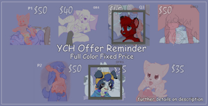 YCH reminder at offer