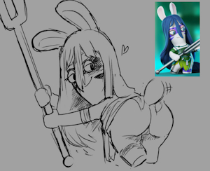 Allegra from Mario + Rabbids Sparks of Hope