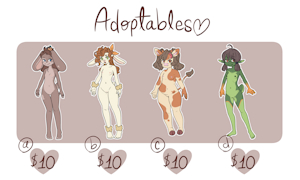 CUB ADOPTABLES 3 (1/4 available)
