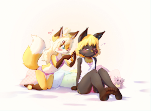 Miu and Collet Sleepover Collab