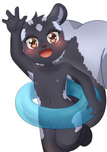 4574598_LemmyNiscuit_skunk_runs_on_beach_wearing_tube-02-nobg_by_vio023.png