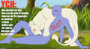 YCH: Thirsty Lion