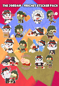 The Jordan - Frechet Stickers Pack