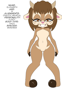 flirty little reindeer girl
