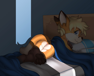 Bed Time for sleepy foxes.