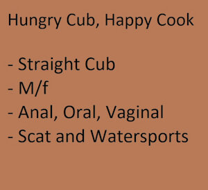 Hungry Cub, Happy Cook