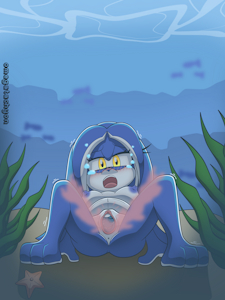 Tempest birthing her Daughter, Whirlpool