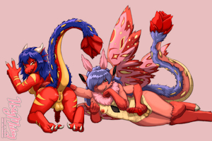 Commission: Faviana and Marilyn
