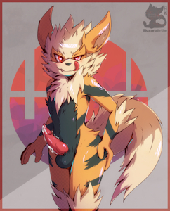 Arcanine - Anthro